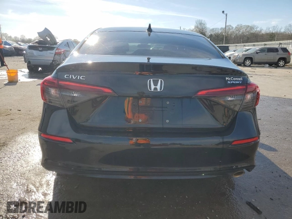 2022 Honda Civic Sedan Sport with VIN 2HGFE2F54NH539526, listed as a Copart auction lot 49782905 with 67,071 mi miles and Salvage Title. Bid and sale history available at carsss.com. Image 6.
