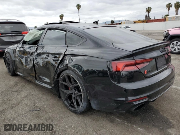 2019 Audi RS 5 Sportback z VIN WUABWCF51KA902832, wystawiony jako Copart lot #53580525 z przebiegiem 21 957 mil mil oraz Szkody całkowita. Historia ofert i sprzedaży dostępna na DreamBid. Obrazek 2.
