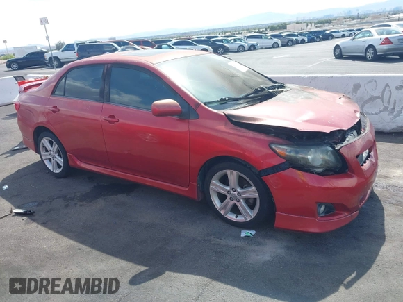 2009 Toyota Corolla XRS with VIN 1NXBE40E49Z011355, listed as a IAAI auction lot 42169188 with Not Provided miles. Bid and sale history available at carsss.com. Image 13.