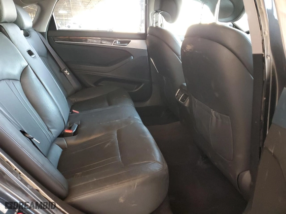 2018 Genesis G80 3.8L with VIN KMHGN4JE3JU251117, listed as a Copart auction lot 85885074 with 75,374 mi miles and Salvage Title. Bid and sale history available at carsss.com. Image 10.