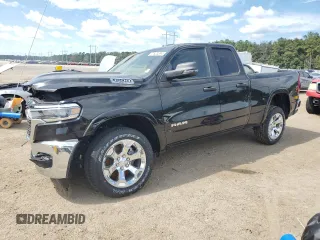 2025 Ram 1500 with VIN 1C6SRFBP5SN542302, listed as a Copart auction lot 72820394 with 891 mi miles and Salvage title. Bid and sale history available at DreamBid. Image 1.