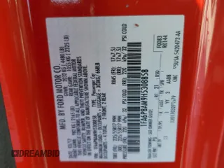 2017 Ford Mustang V6 z VIN 1FA6P8AM9H5308858, wystawiony jako Copart lot #48109795 z przebiegiem 45 522 mil mil oraz Szkoda całkowita • Salvage title. Historia ofert i sprzedaży dostępna na DreamBid. Obrazek 12.