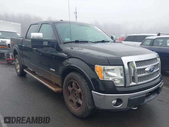 2011 Ford F-150 XLT with VIN 1FTFW1ET4BFC33025, listed as a IAAI auction lot 41927949 with 187,460 mi miles. Bid and sale history available at carsss.com. Image 1.