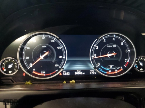 2016 BMW X6 sDrive35i with VIN 5UXKU0C50G0F99613, listed as a Copart auction lot 64310993 with 90,162 mi miles. Bid and sale history available at carsss.com. Image 9.