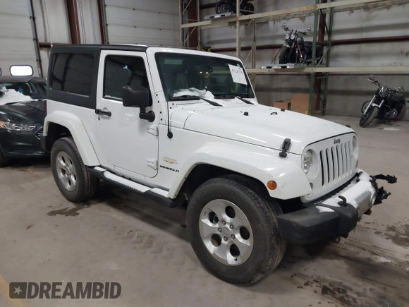 2014 Jeep Wrangler Sahara with VIN 1C4AJWBG7EL234625, listed as a IAAI auction lot 41726770 with 128,080 mi miles and . Bid and sale history available at DreamBid. Image 1.