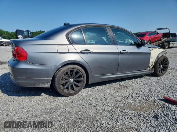 2011 BMW 3 Series 328i with VIN WBAPH5G57BNM82748, listed as a Copart auction lot 62742255 with Not provided miles and Salvage title. Bid and sale history available at DreamBid. Image 3.