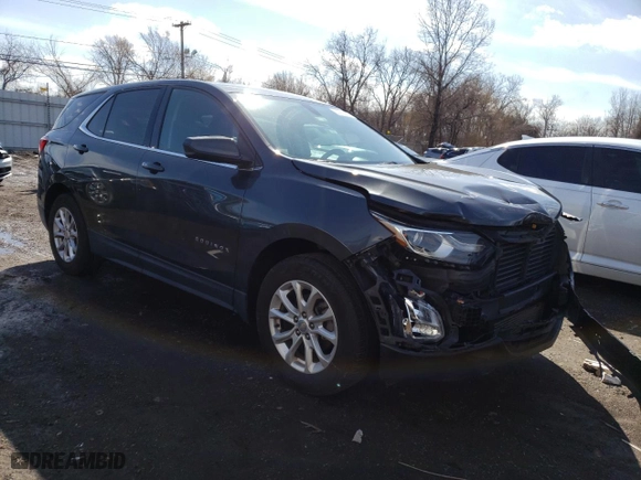 2019 Chevrolet Equinox LT with VIN 2GNAXKEV2K6196704, listed as a Copart auction lot 50022455 with 105,231 mi miles and Salvage Title. Bid and sale history available at carsss.com. Image 4.