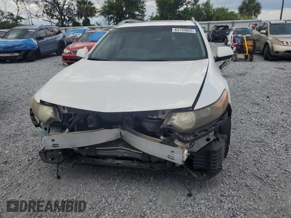 2012 Acura TSX Technology with VIN JH4CW2H65CC004059, listed as a Copart auction lot 65759825 with Not provided miles and Salvage title. Bid and sale history available at DreamBid. Image 5.