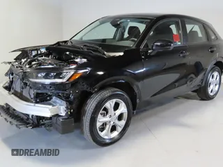 2024 Honda HR-V LX with VIN 3CZRZ1H3XRM709153, listed as a Copart auction lot 55345025 with 38,500 mi miles and Salvage Title. Bid and sale history available at carsss.com. Image 2.