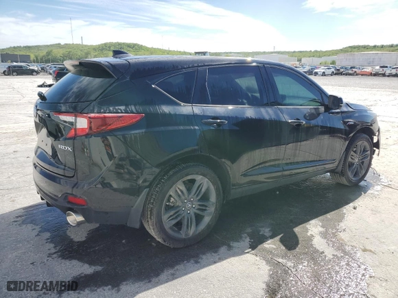 2023 Acura RDX w/A-Spec Package with VIN 5J8TC1H6XPL005137, listed as a Copart auction lot 70374543 with 1,899 mi miles and Salvage Title. Bid and sale history available at carsss.com. Image 3.