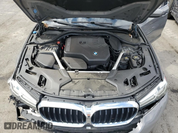 2022 BMW 5 Series 530i xDrive z VIN WBA13BJ0XNWX56782, wystawiony jako Copart lot #50706545 z przebiegiem 86 813 mil mil oraz Szkoda całkowita • Salvage title. Historia ofert i sprzedaży dostępna na DreamBid. Obrazek 11.