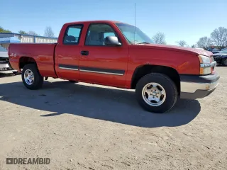 2003 Chevrolet Silverado 1500 LS with VIN 2GCEK19V431254033, listed as a Copart auction lot 49028505 with 163,032 mi miles and Clean Title. Bid and sale history available at carsss.com. Image 4.