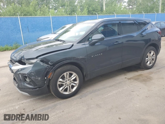 2019 Chevrolet Blazer with VIN 3GNKBGRS3KS666501, listed as a Copart auction lot 61902455 with 111,417 mi miles and Clean title. Bid and sale history available at DreamBid. Image 1.