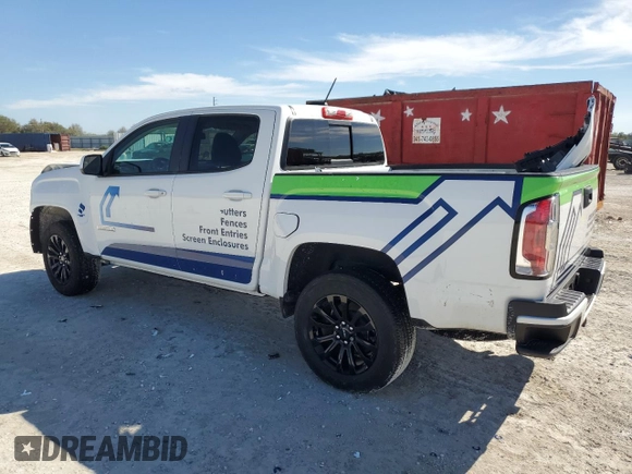 2022 GMC Canyon 2WD Elevation with VIN 1GTG5CENXN1275883, listed as a Copart auction lot 89385585 with 44,042 mi miles and Non Repairable. Bid and sale history available at carsss.com. Image 2.