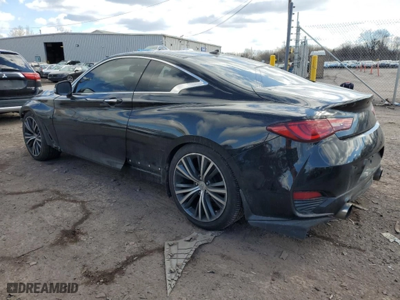 2018 Infiniti Q60 3.0t LUXE with VIN JN1EV7EKXJM342403, listed as a Copart auction lot 47301525 with 116,181 mi miles and Salvage Title. Bid and sale history available at carsss.com. Image 2.