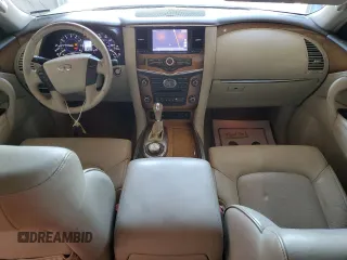 2012 Infiniti QX56 8-passenger z VIN JN8AZ2NC3C9315162, wystawiony jako Copart lot #59174175 z przebiegiem 125 590 mil mil oraz Czysty tytuł • Clean title. Historia ofert i sprzedaży dostępna na DreamBid. Obrazek 8.