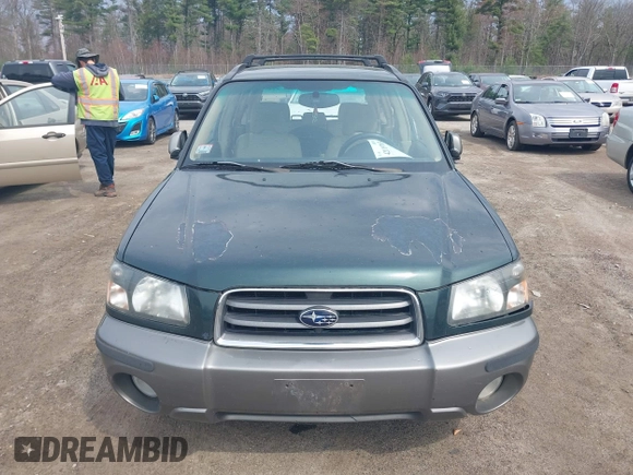 2003 Subaru Forester XS with VIN JF1SG65663H738935, listed as a IAAI auction lot 42119765 with 200,141 mi miles. Bid and sale history available at carsss.com. Image 13.