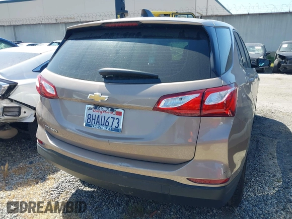 2019 Chevrolet Equinox LS with VIN 2GNAXHEV0K6202874, listed as a IAAI auction lot 41923435 with 75,453 mi miles and . Bid and sale history available at carsss.com. Image 17.