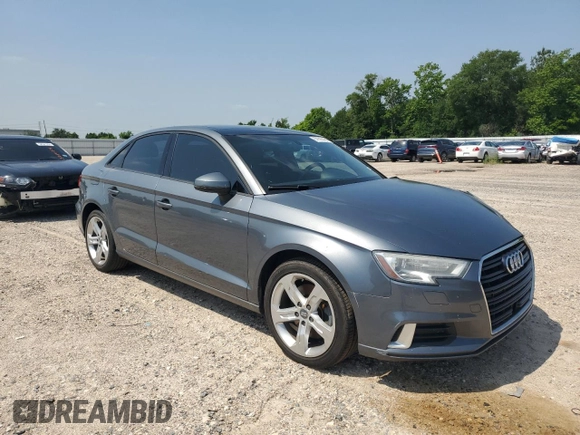 2018 Audi A3 Sedan Premium with VIN WAUAUGFF9J1004859, listed as a Copart auction lot 52322434 with 90,535 mi miles and Salvage Title. Bid and sale history available at carsss.com. Image 4.