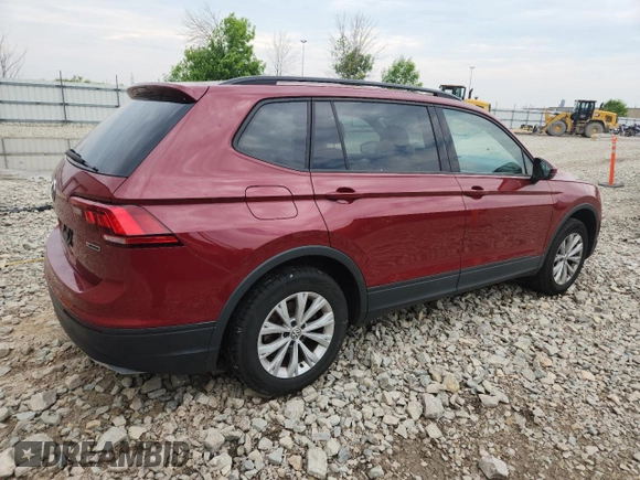 2019 Volkswagen Tiguan S z VIN 3VV0B7AX1KM180153, wystawiony jako Copart lot #60573955 z przebiegiem 66 995 mil mil oraz Szkoda całkowita • Salvage title. Historia ofert i sprzedaży dostępna na DreamBid. Obrazek 3.