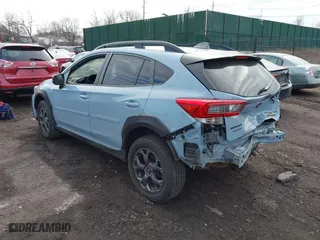 2021 Subaru Crosstrek Sport with VIN JF2GTHSC8MH670688, listed as a IAAI auction lot 41413090 with 37,431 mi miles. Bid and sale history available at carsss.com. Image 3.