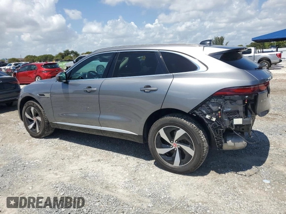 2022 Jaguar F-Pace S with VIN SADCJ2EX8NA689139, listed as a Copart auction lot 51170735 with 41,014 mi miles and Non repairable. Bid and sale history available at DreamBid. Image 2.