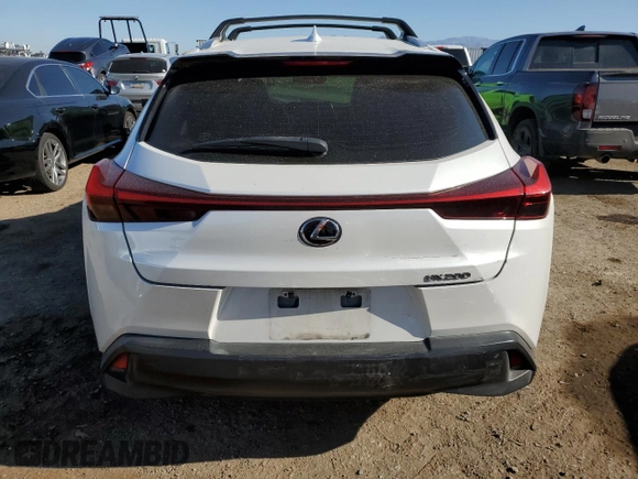 2019 Lexus UX 200 with VIN JTHY3JBH5K2014971, listed as a Copart auction lot 52124135 with 75,121 mi miles and Salvage title. Bid and sale history available at DreamBid. Image 6.