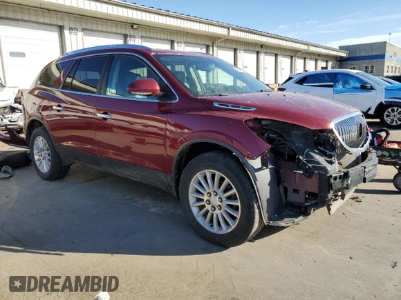 2011 Buick Enclave CXL-1 with VIN 5GAKRBED1BJ118269, listed as a Copart auction lot 48939015 with 143,561 mi miles and Salvage Title. Bid and sale history available at carsss.com. Image 4.
