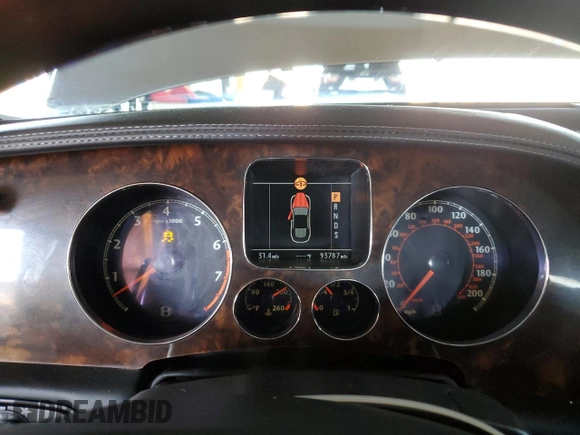 2007 Bentley Flying Spur with VIN SCBBR93W27C046511, listed as a Copart auction lot 62939235 with 93,787 mi miles and Salvage title. Bid and sale history available at DreamBid. Image 9.