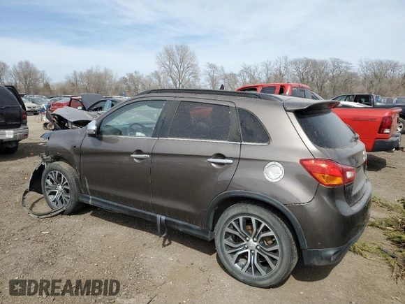 2016 Mitsubishi Outlander SEL with VIN JA4AR4AW4GZ051344, listed as a Copart auction lot 48569765 with 109,588 mi miles and Salvage title. Bid and sale history available at DreamBid. Image 2.