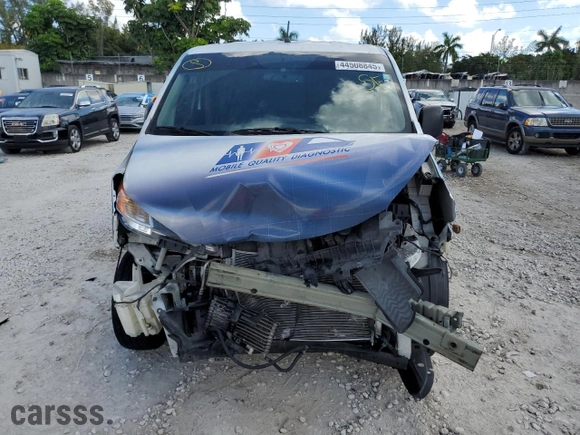 2015 Nissan NV200 S with VIN 3N6CM0KN4FK734133, listed as a Copart auction lot 44508845 with 125407 miles and Salvage Title. Bid and sale history available at carsss.com. Image 5.