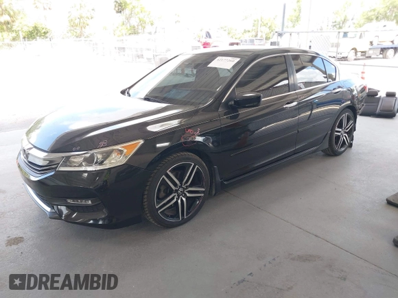 2016 Honda Accord Sport z VIN 1HGCR2F57GA171917, wystawiony jako IAAI lot #42177260 z przebiegiem 118 869 mil mil oraz . Historia ofert i sprzedaży dostępna na DreamBid. Obrazek 2.