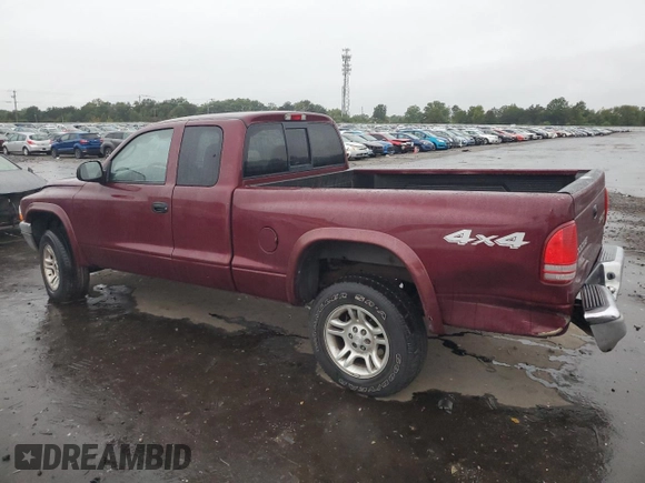 2003 Dodge Dakota SLT with VIN 1D7HG42N03S317953, listed as a Copart auction lot 72736414 with 280,504 mi miles and Salvage Title. Bid and sale history available at carsss.com. Image 2.
