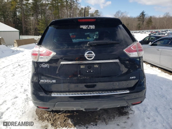 2015 Nissan Rogue S with VIN KNMAT2MV5FP524094, listed as a Copart auction lot 43580145 with 86,199 mi miles and Clean Title. Bid and sale history available at carsss.com. Image 6.