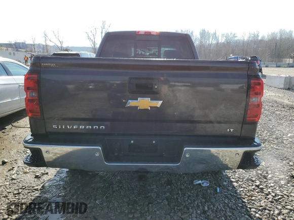 2015 Chevrolet Silverado 1500 LT with VIN 1GCVKREC5FZ291445, listed as a Copart auction lot 43991695 with 145,334 mi miles and Salvage Title. Bid and sale history available at carsss.com. Image 6.