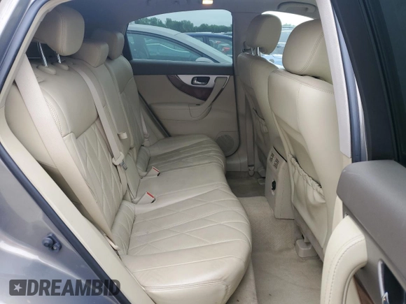 2014 Infiniti QX70 with VIN JN8CS1MW7EM412867, listed as a Copart auction lot 60054195 with 148,064 mi miles and Salvage title. Bid and sale history available at DreamBid. Image 11.