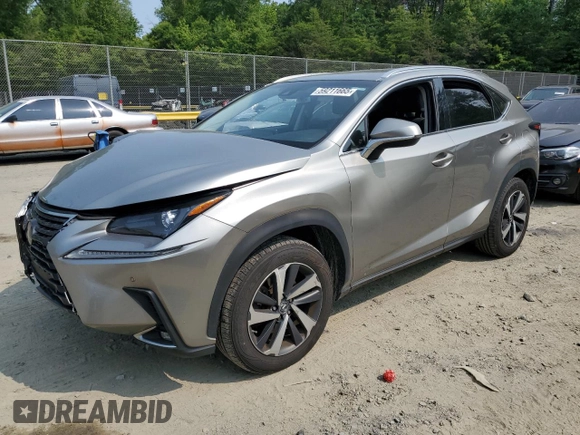 2018 Lexus NX 300 with VIN JTJBARBZ3J2157367, listed as a Copart auction lot 59211665 with 112,780 mi miles and Salvage title. Bid and sale history available at DreamBid. Image 1.