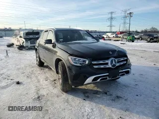 2022 Mercedes-Benz GLC 300 with VIN W1N0G8EB7NV353357, listed as a Copart auction lot 45248695 with 9,085 mi miles and Salvage Title. Bid and sale history available at DreamBid. Image 11.