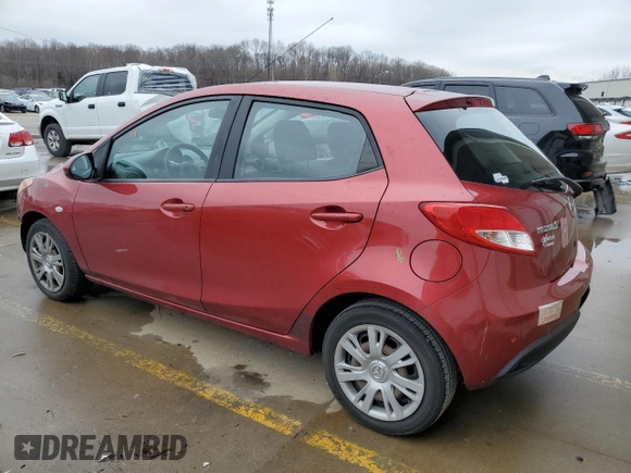 2014 Mazda 2 Sport with VIN JM1DE1KY7E0177518, listed as a Copart auction lot 85895094 with 107,486 mi miles and Salvage Title. Bid and sale history available at carsss.com. Image 2.