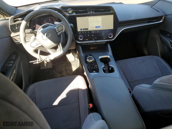 2023 Lexus RZ with VIN JTJAAAAB8PA014561, listed as a Copart auction lot 72955124 with 5,230 mi miles and Salvage Title. Bid and sale history available at carsss.com. Image 8.