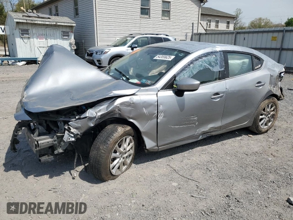 2014 Mazda 3 i Touring with VIN JM1BM1V72E1195996, listed as a Copart auction lot 54355625 with Not Provided miles and Salvage Title. Bid and sale history available at DreamBid. Image 1.