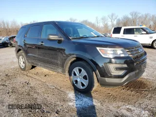 2016 Ford Utility Police Interceptor with VIN 1FM5K8AR4GGB81578, listed as a Copart auction lot 85652624 with 143,704 mi miles and Salvage Title. Bid and sale history available at carsss.com. Image 4.