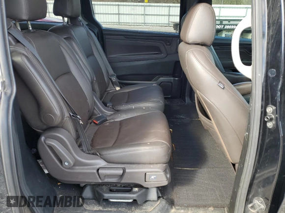 2020 Honda Odyssey EX with VIN 5FNRL6H56LB065958, listed as a Copart auction lot 47639695 with 64,358 mi miles and Salvage Title. Bid and sale history available at DreamBid. Image 12.