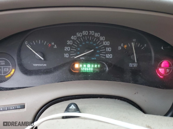 1998 Buick Century Custom with VIN 2G4WS52M2W1442191, listed as a Copart auction lot 42226415 with 0 mi miles and Salvage Title. Bid and sale history available at carsss.com. Image 9.
