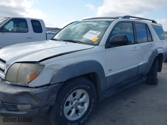 2003 Toyota 4Runner SR5 with VIN JTEZU14R730004590, listed as a IAAI auction lot 41482626 with 274,698 mi miles. Bid and sale history available at carsss.com. Image 17.