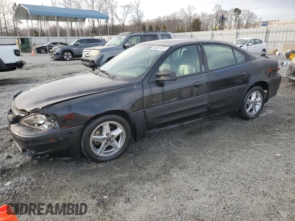 2001 Pontiac Grand Am GT with VIN 1G2NW52E61C212612, listed as a Copart auction lot 48007425 with 182,966 mi miles and Salvage Title. Bid and sale history available at carsss.com. Image 1.