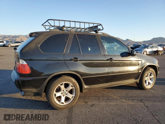 2004 BMW X5 3.0i with VIN 5UXFA13564LU34561, listed as a Copart auction lot 73634484 with 197,026 mi miles and Salvage Title. Bid and sale history available at carsss.com. Image 3.