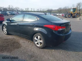2013 Hyundai Elantra Limited PZEV with VIN 5NPDH4AE5DH287033, listed as a IAAI auction lot 42009407 with 154,870 mi miles. Bid and sale history available at carsss.com. Image 3.