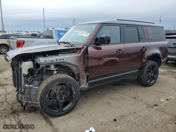 2024 Land Rover Defender X-Dynamic SE with VIN SALE2FEU2R2282196, listed as a Copart auction lot 81811774 with 12,288 mi miles and Salvage Title. Bid and sale history available at carsss.com. Image 1.