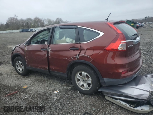 2015 Honda CR-V LX with VIN 5J6RM4H32FL128839, listed as a Copart auction lot 53933045 with 97,995 mi miles and Clean Title. Bid and sale history available at DreamBid. Image 2.